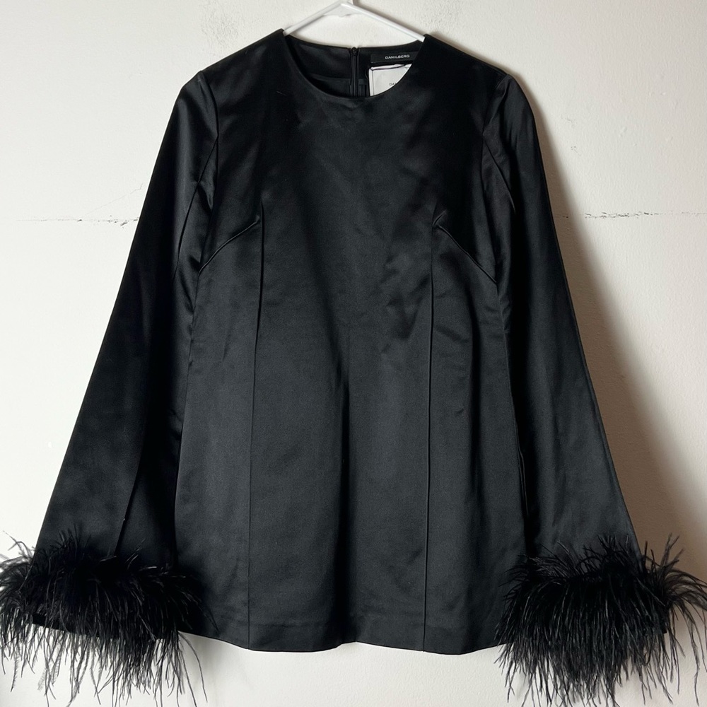 Danilberg Long Sleeve Black Dress Size Small